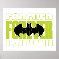 Forever Batman Typography Symbol Graphic