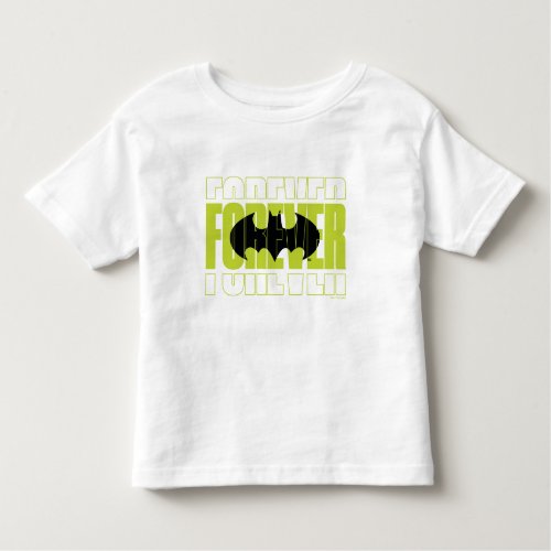 Forever Batman Typography Symbol Graphic Toddler T_shirt