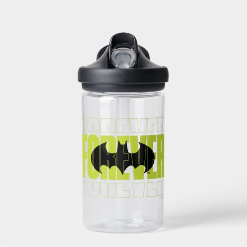 Forever Batman Typography Symbol Graphic Water Bottle