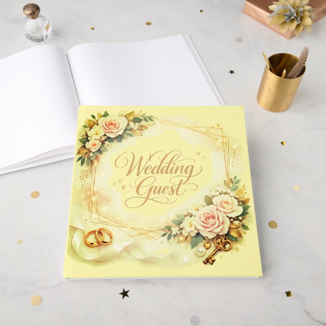 Forever Begins Here Guest Book (Front Open)