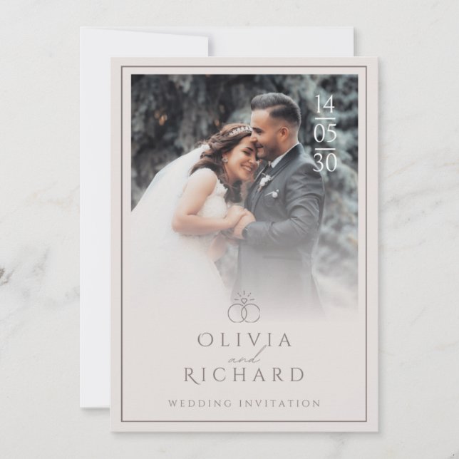 Forever Begins Here Invitation (Front)