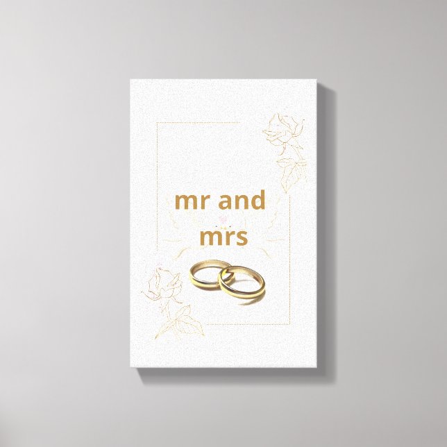 Forever Begins Today – Wedding Wall Art (Front)