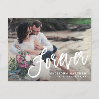 Forever Brushed Save the Date Announcement