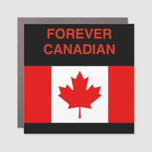Forever Canadian Car Magnet