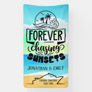 Forever Chasing Sunsets Couples Cruise Banner