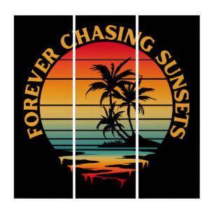FOREVER CHASING SUNSETS TRIPTYCH