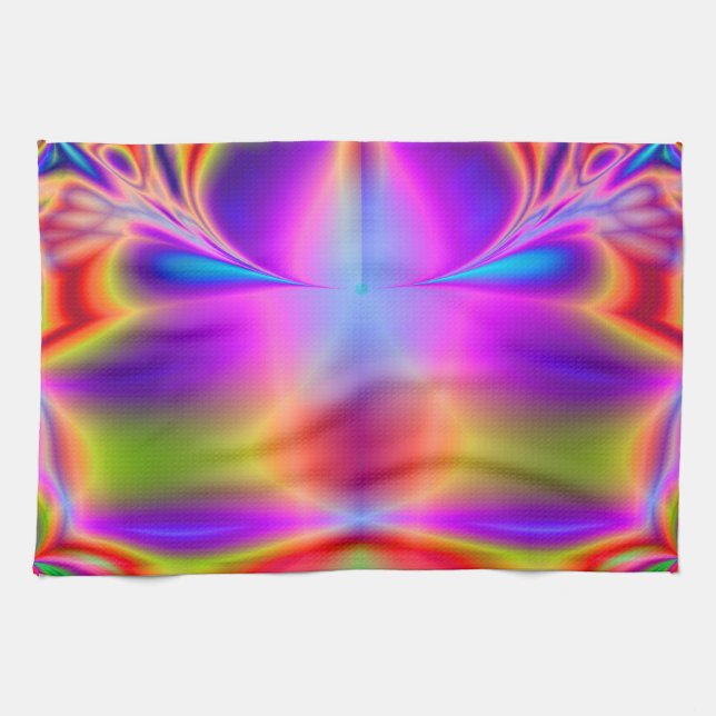 Forever Color Fractal Towel (Horizontal)