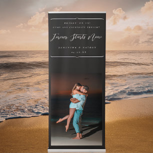 Forever Couple Photo Engagement Welcome Banner