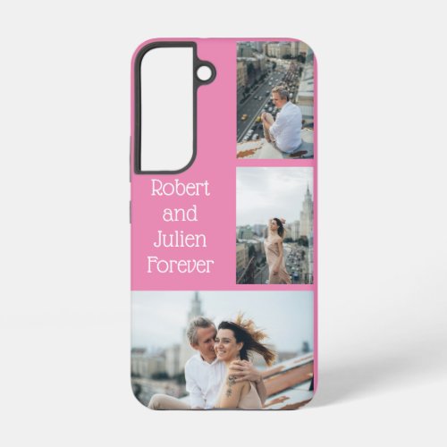 Forever couple with three couples photos  samsung galaxy s22 case