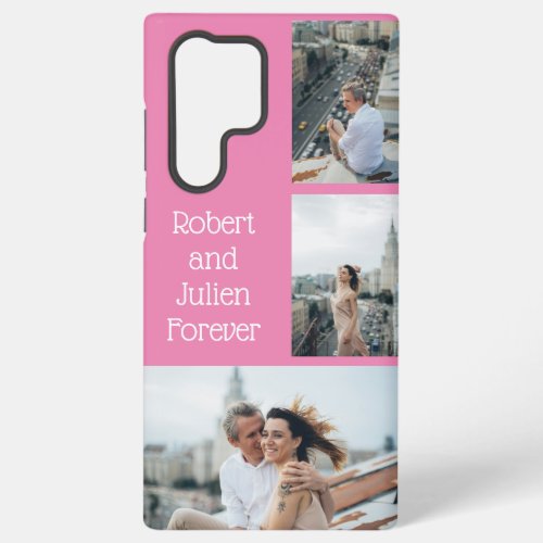 Forever couple with three couples photos  samsung galaxy s22 ultra case