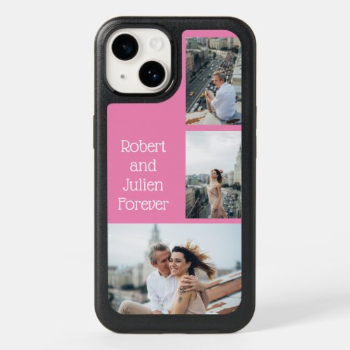 Forever couple with three photos OtterBox iPhone 14 case
