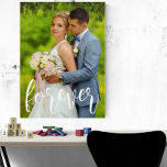 Forever Custom Wedding Photo Acrylic Print<br><div class="desc">Celebrate forever with your custom wedding photo. Photo template via Pixabay licensed under CC0 and must be replaced with your own photo</div>