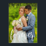 Forever Custom Wedding Photo Acrylic Print<br><div class="desc">Celebrate forever with your custom wedding photo. Photo template via Pixabay licensed under CC0 and must be replaced with your own photo</div>