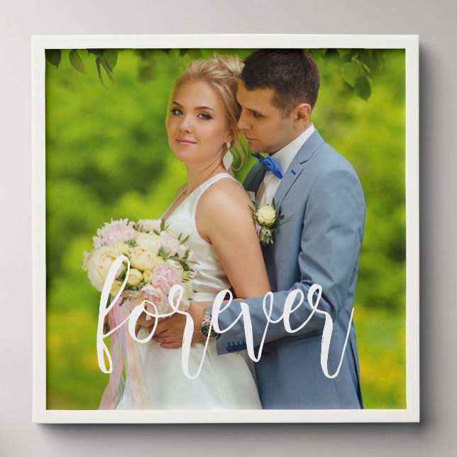 Forever Custom Wedding Photo Peel And Stick Photo Tile (Front Set)