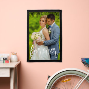 Forever Custom Wedding Photo Pennant