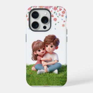 Forever Cute Couple Phone Case for iPhone 15 14 13