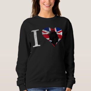 Forever Elizabet II Legend Queen British Crown Eng Sweatshirt