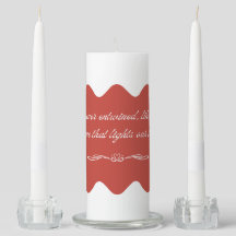 Forever Entwined Wedding Candle 