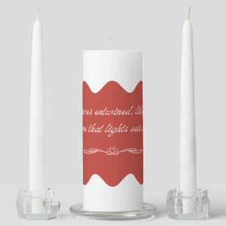 Forever Entwined Wedding Candle 