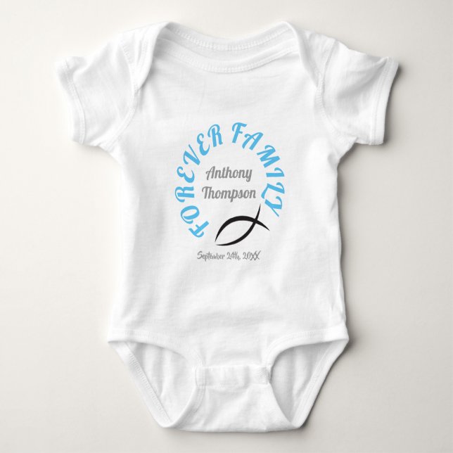 Forever Family Christian Adoption Day Shirt (Front)