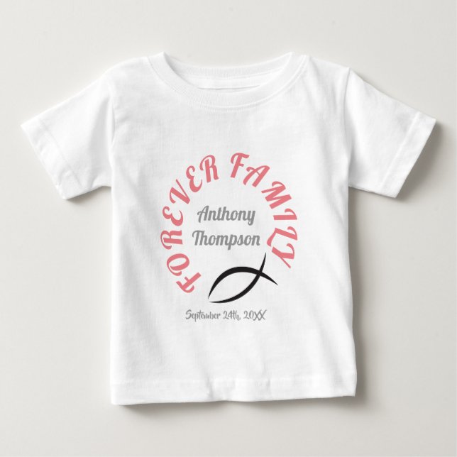 Forever Family Christian Adoption Day Shirt (Front)