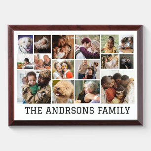 Forever Family Memories Personalized Plaque
