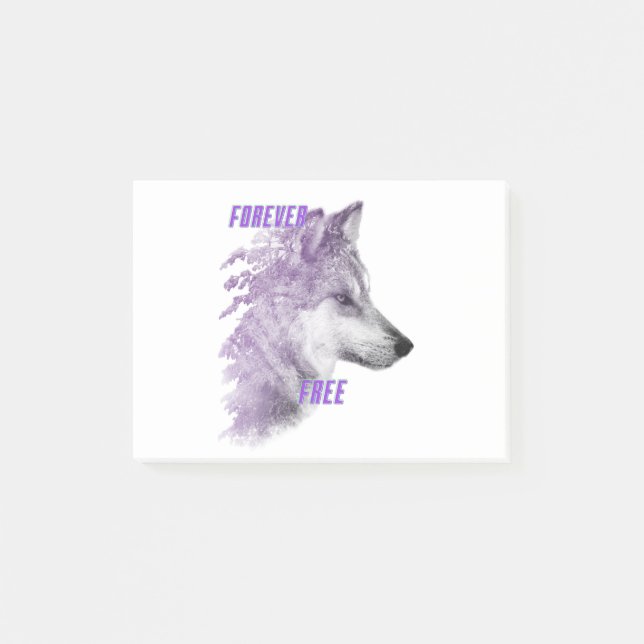 Forever Free Violet Wolf Notes (Front)
