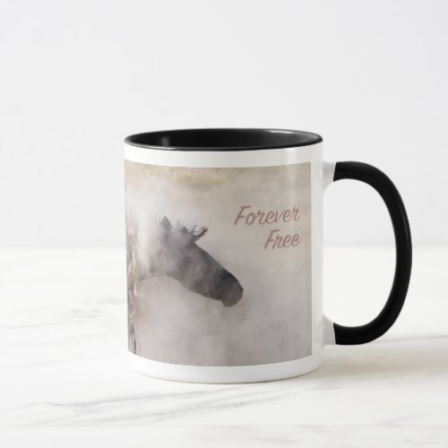 Forever Free Wild Mustang Dust Mug