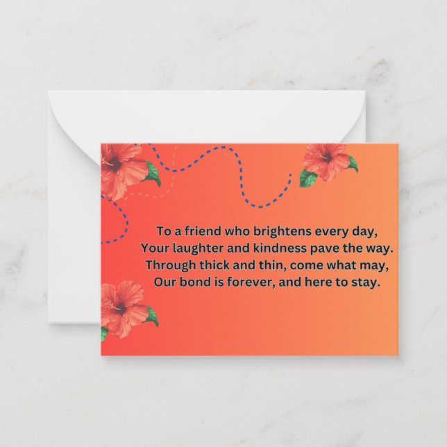 Forever Friends Card (Front)