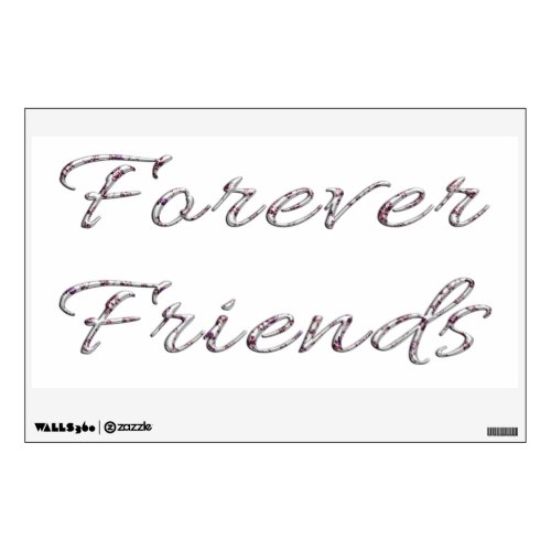 FOREVER FRIENDS Friendship Wall Decal