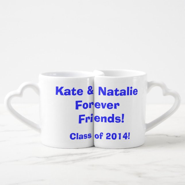 "Forever Friends" Mug Set (Front Nesting)
