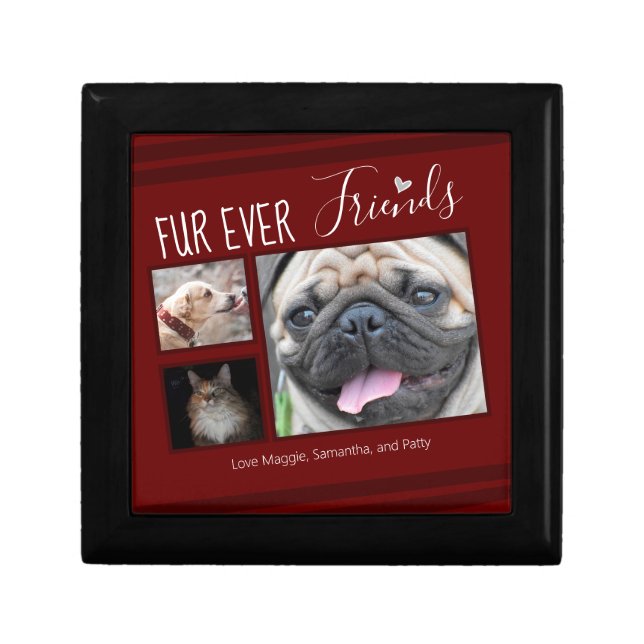 Forever Friends Pet Photo Collage Gift Box (Front)