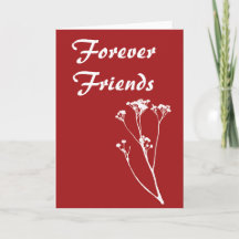 Forever Friends Red With White Tree