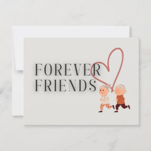 Forever Friends: Runner Postcard