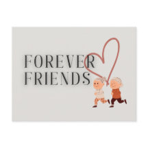 Forever Friends: Runner Postcard