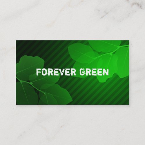 Forever Green Business Cards
