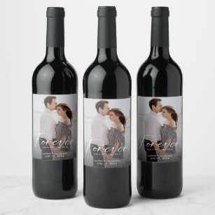 Engagement Wine & Champagne Labels | Zazzle