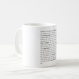 Forever has no end coffee mug