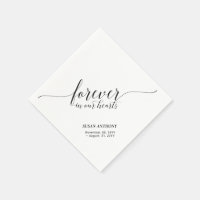Forever Hearts | Elegant Script Memorial Funeral