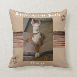 Forever Hearts Memorial Pet Pillow Sympathy Custom