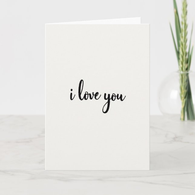 Forever I Love You Card (Front)