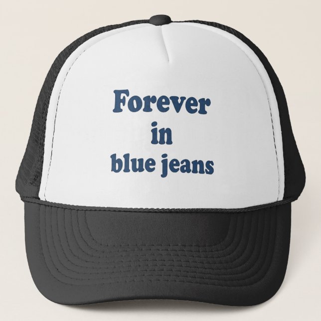 Forever In Blue Jeans Apparel Trucker Hat (Front)