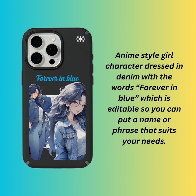 Forever in blue  speck iPhone case (Creator Uploaded)