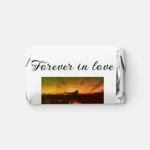 Forever in love add couple photo wedding engaged a hershey's miniatures