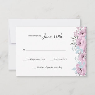 Forever in Love RSVP Cards