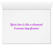 Forever in my heart (Inside Horizontal (Bottom))