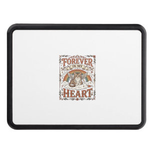 Forever In My Heart Cat Memorial Rainbow Bridge Vi Hitch Cover
