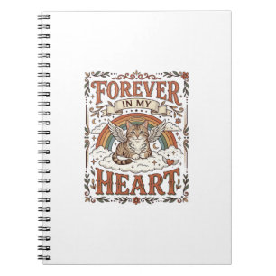 Forever In My Heart Cat Memorial Rainbow Bridge Vi Notebook