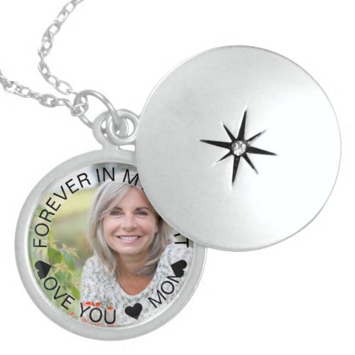 Forever in my Heart Personalized Photo Locket Necklace