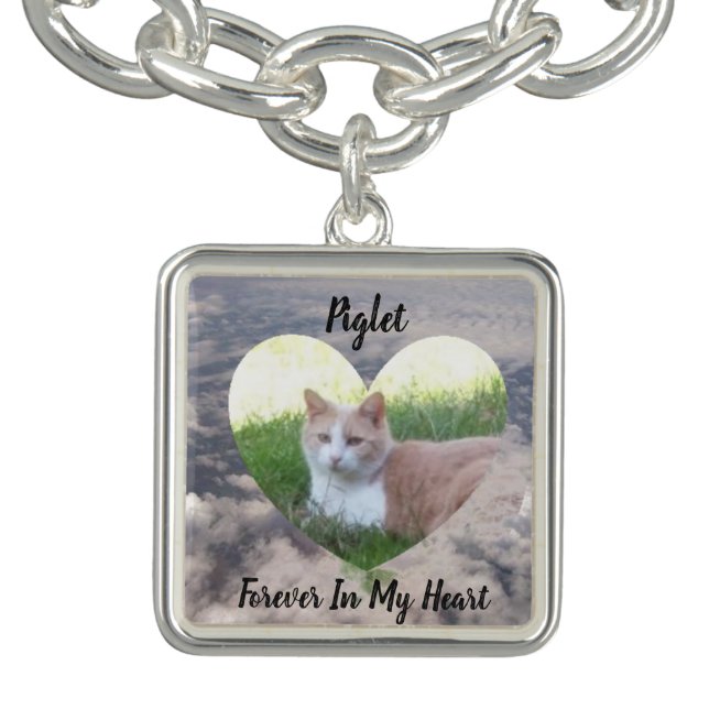Forever In My Heart Pet Memorial Bracelet (Design)